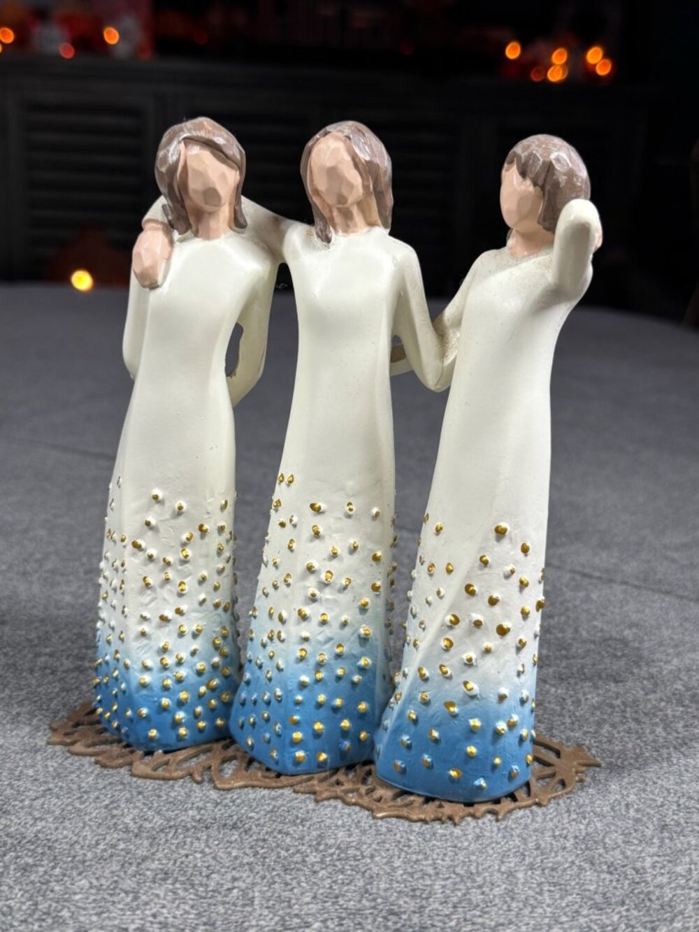 Willow Tree By My Side Figurine Susan Lordi 2014 Retired 3 Women Sisters Hand Pa